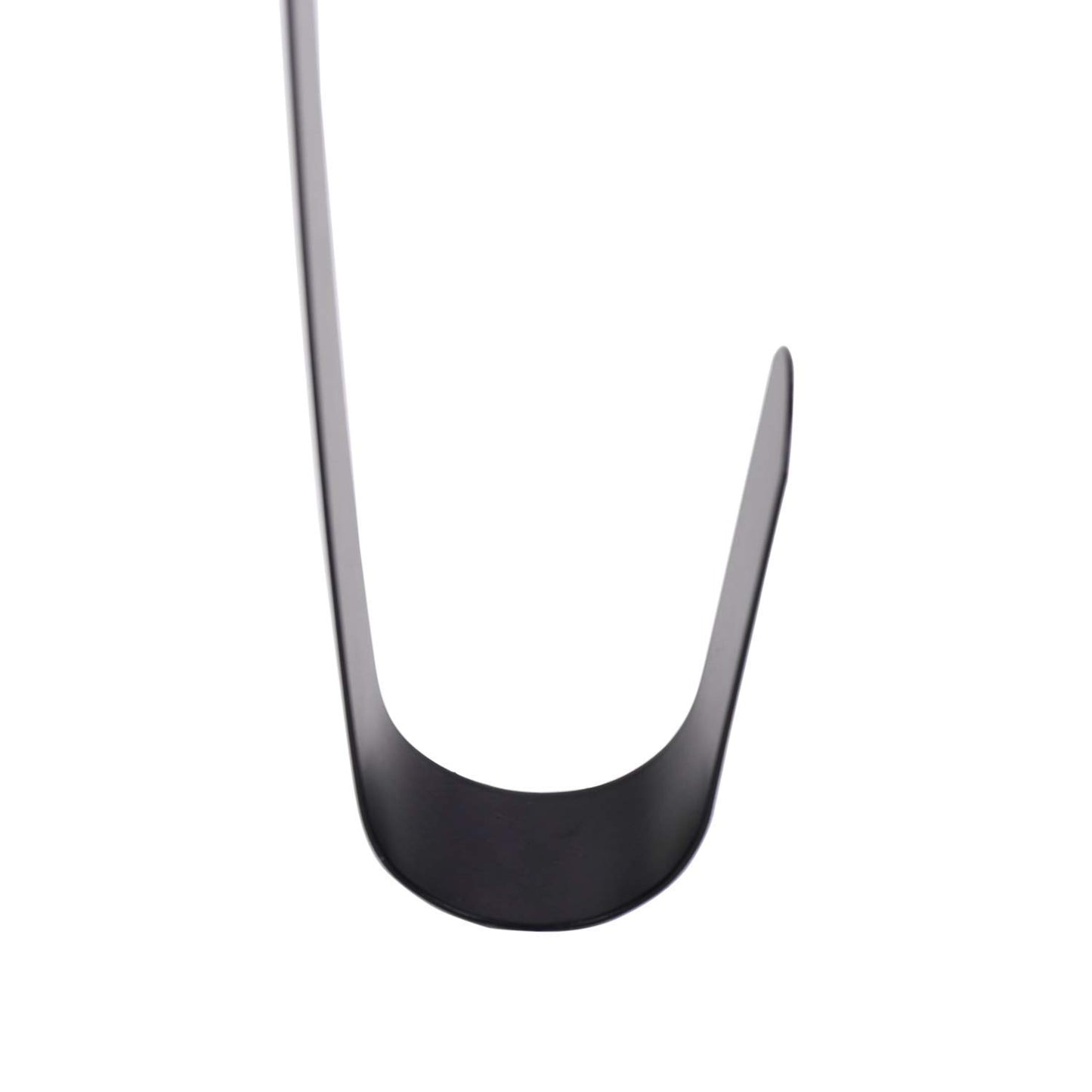 Sattiyrch 12" Wreath Hanger for Front Door,Steel Over The Door Hanger Hook,Wreath Door Hanger (Black,1)